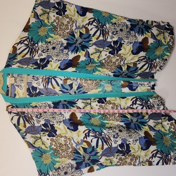 Do Everything In Love Women's Tropical Print Open Front Kimono Cardigan Beach - Picture 11 of 12